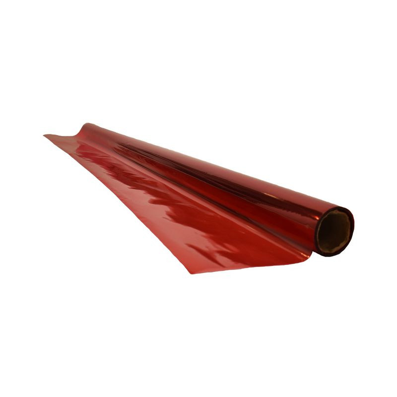 Produktbild för Cellofan 70cmx2m röd