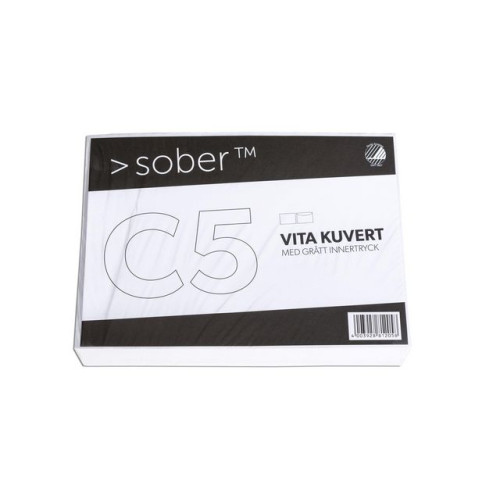 SOBER® Kuvert konsument C5 80g FH 100/FP
