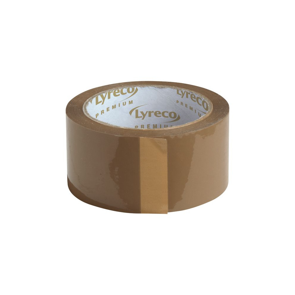 Produktbild för Packtejp LYRECO Pre PP 50mmx66m br 6/fp