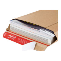 Produktbild för Pappkuvert COLOMPAC A5 185x270x50mm brun