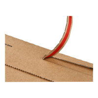 Produktbild för Pappkuvert COLOMPAC A5 185x270x50mm brun