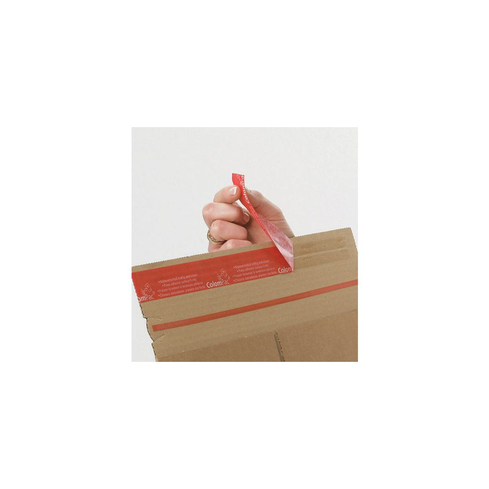 Produktbild för Pappkuvert COLOMPAC 235x340x35mm brun