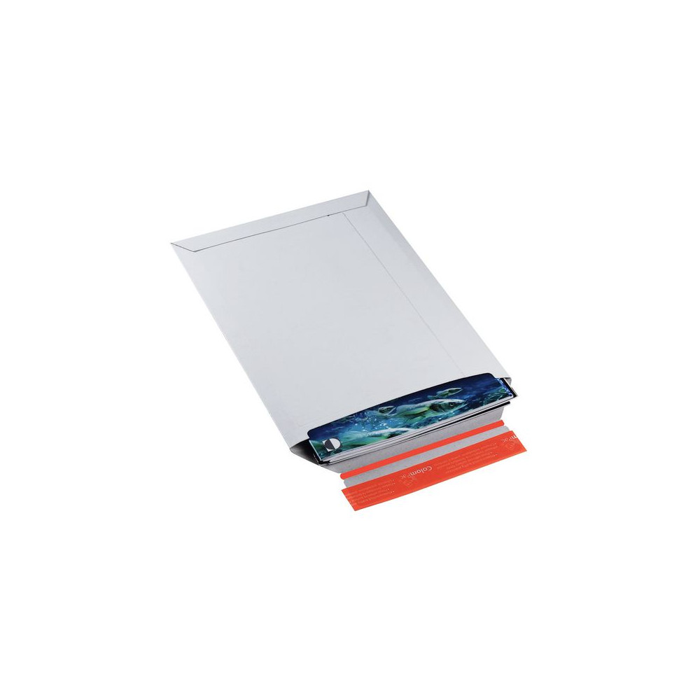 Produktbild för Pappkuvert COLOMPAC C4 235x310x30mm vit