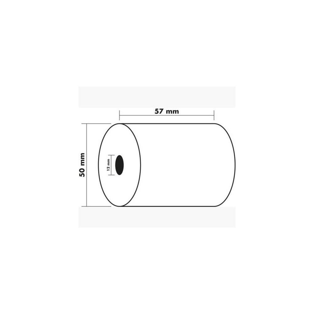 Produktbild för Kvittorulle 57x50x12mm