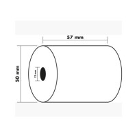 Produktbild för Kvittorulle 57x50x12mm