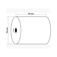 Produktbild för Kvittorulle Kopia 76x70x12mm