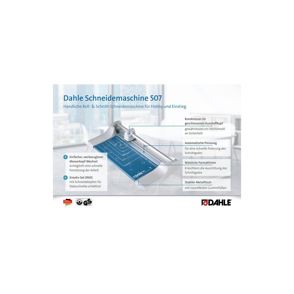 Produktbild för Skärmaskin DAHLE 507