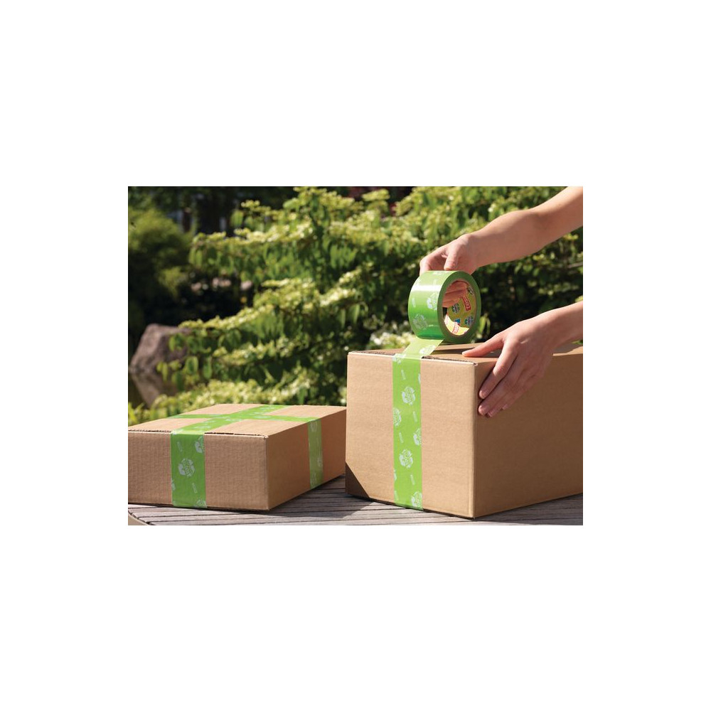 Produktbild för Packtejp TESA Eco Str.50mmx66m grön logo