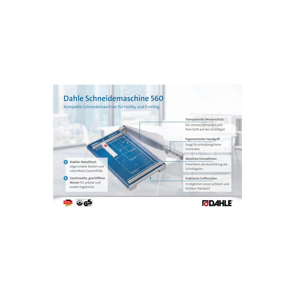 Produktbild för Skärmaskin DAHLE 560