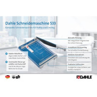 Produktbild för Skärmaskin DAHLE 533 skärlängd 340mm