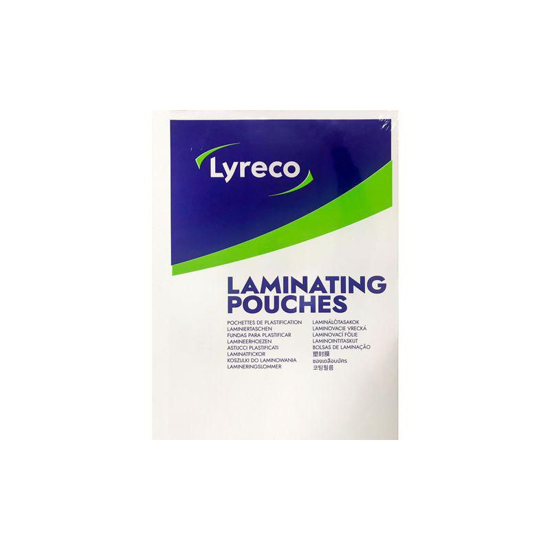 Produktbild för Laminat LYRECO A6 125mic Klar 100/fp