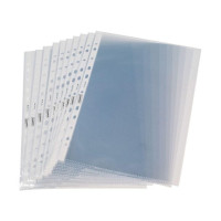 Produktbild för Plastficka A4 klar 0,10mm 100/fp