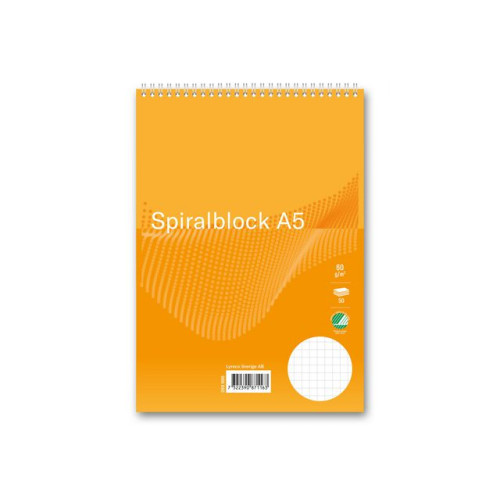 [NORDIC Brands] Spiralblock FORMAT A5 60g 50bl rut