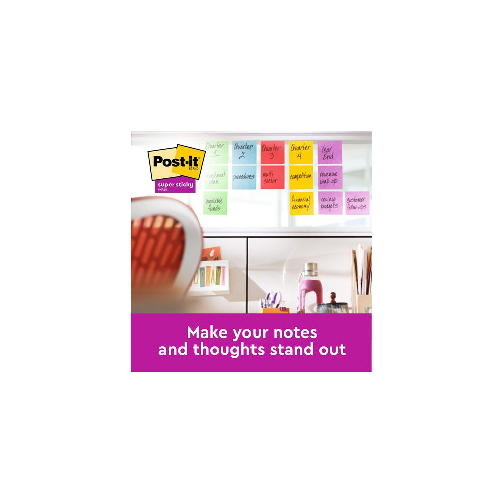 Produktbild för Notes POST-IT SS 76x76mm re sort.f 18/fp