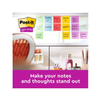 Produktbild för Notes POST-IT SS 76x76mm re sort.f 18/fp
