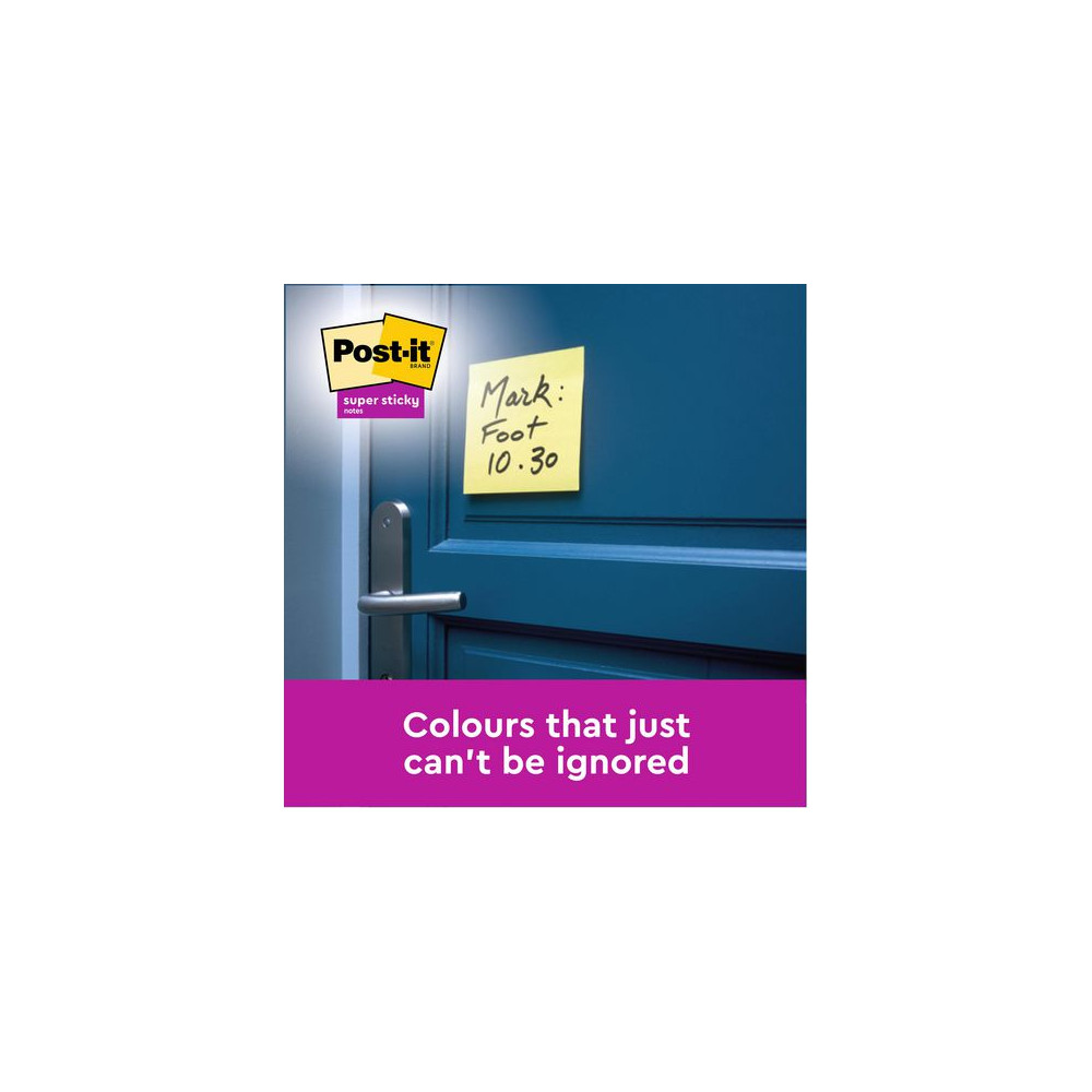 Produktbild för Notes POST-IT SS 76x76mm rec gul 18/fp