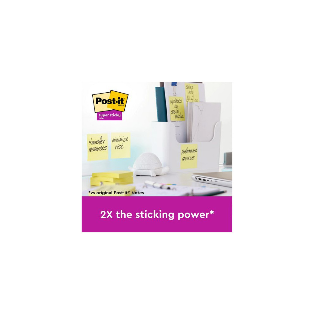 Produktbild för Notes POST-IT SS 76x76mm rec gul 18/fp
