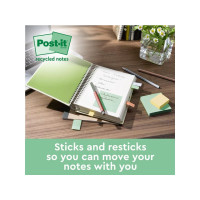 Produktbild för Notes POST-IT SS 76x76mm re sort.f 4/fp