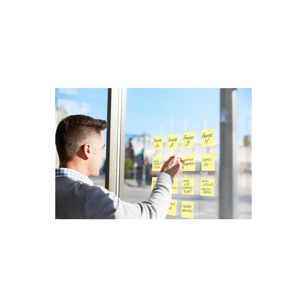 Produktbild för Notes POST-IT SS Z-block 76x76mm gul