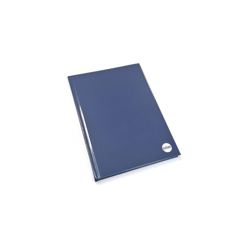 Produktbild för Anteckningsbok inbunden A4 rutad blå