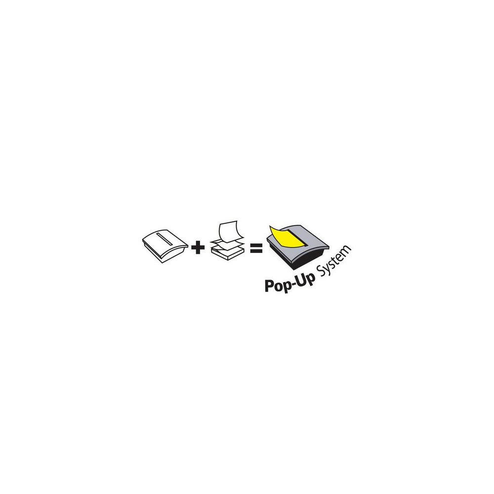 Produktbild för Notes POST-IT Z-block 76x76mm rainbow