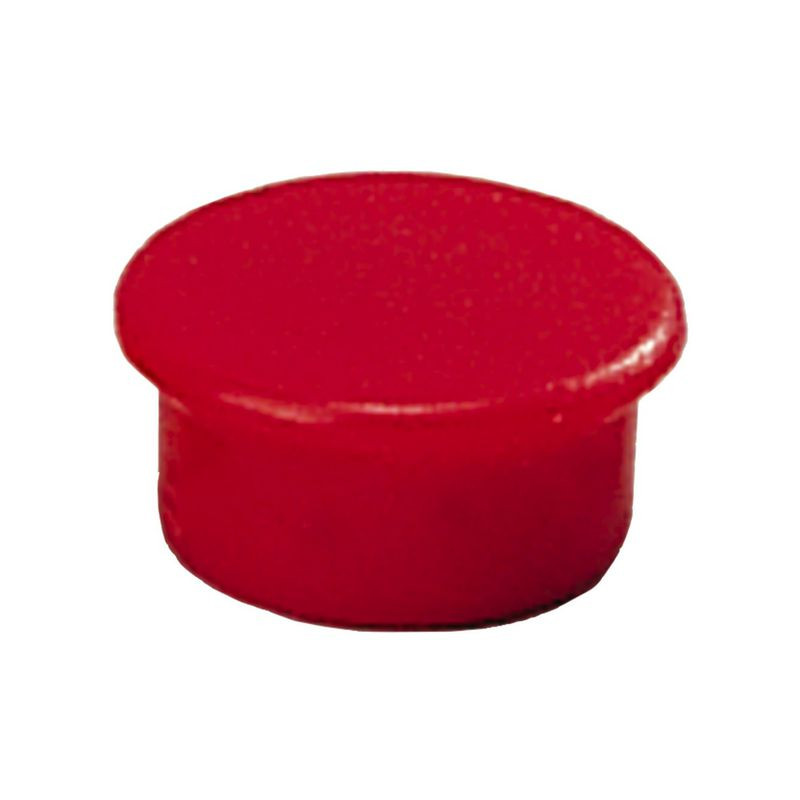 Produktbild för Magnetknappar DAHLE 13mm röd 10/fp