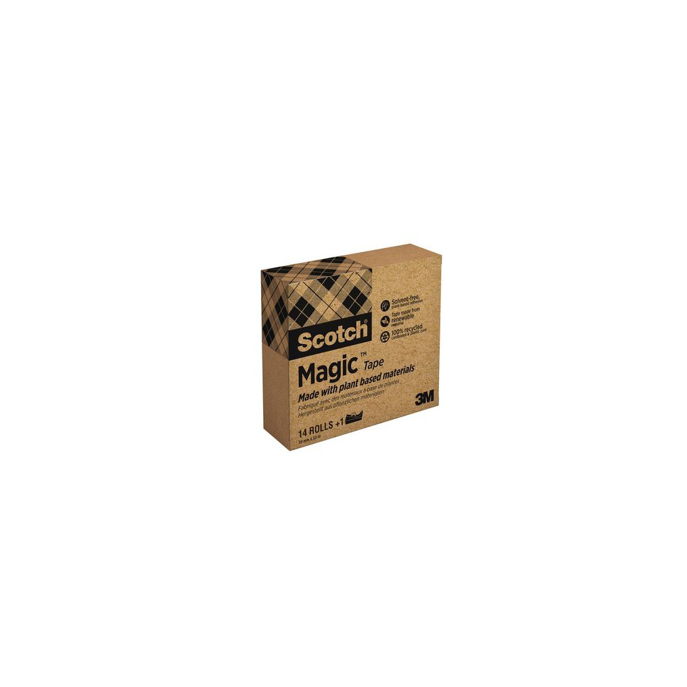 Produktbild för Dokumenttejp SCOTCH 19mmx33m +C38 14/fp