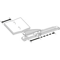 Produktbild för Häftapparat LEITZ 5560 lång arm svart