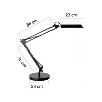 Produktbild för Lampa UNILUX Swingo LED svart