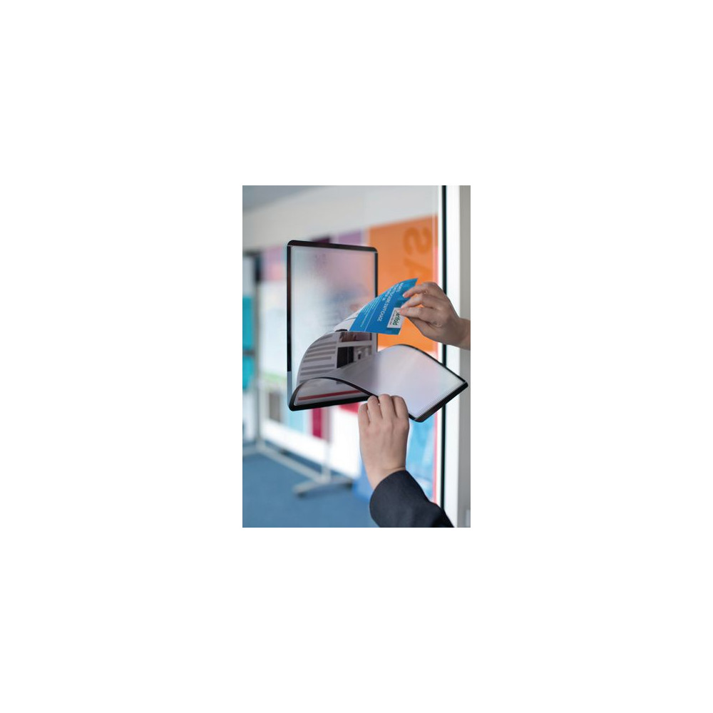 Produktbild för Magnetram självh. DJOIS A4 svart 2/fp