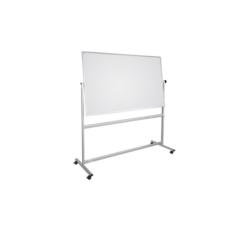 Produktbild för Whiteboard dubbelsidig emalj 150x120cm