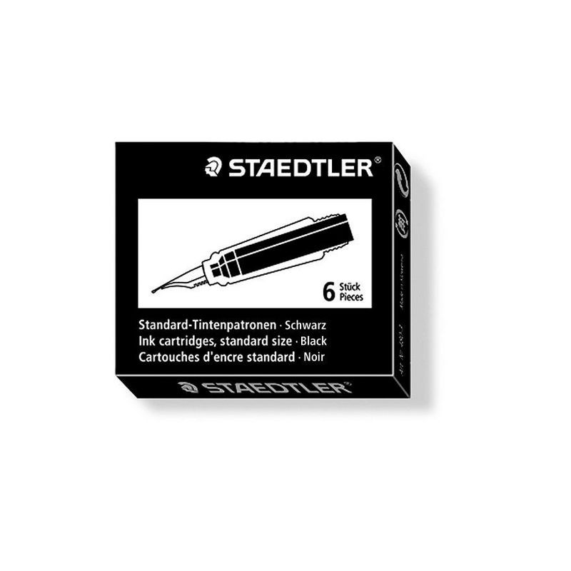 Produktbild för Refill STAEDTLER Svart 6/fp