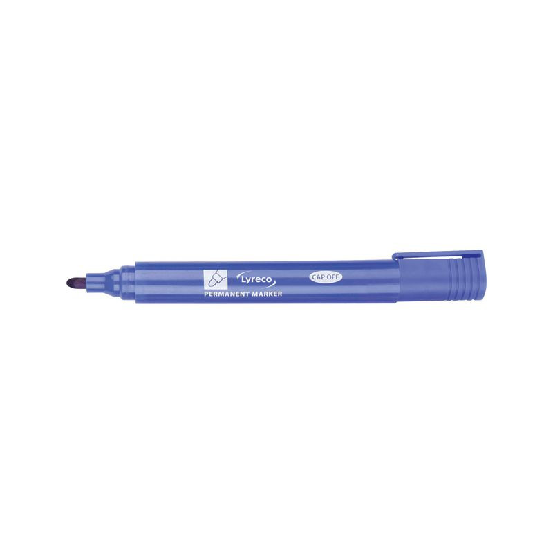 Produktbild för Märkpenna LYRECO 1,5mm rund blå