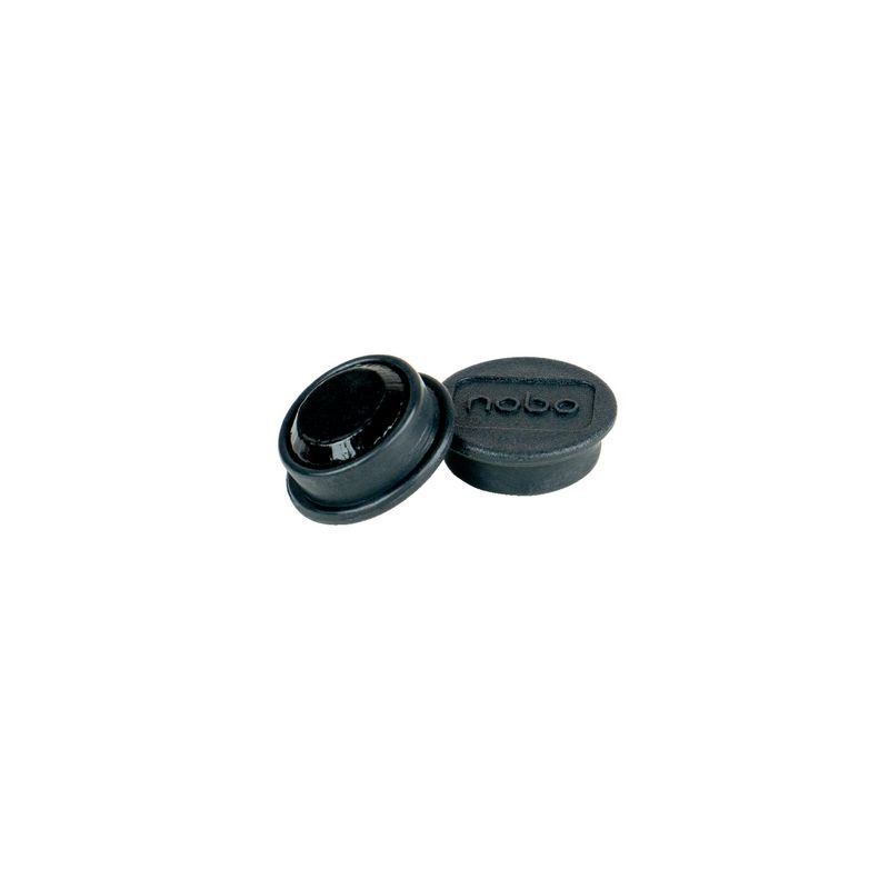 Produktbild för Magnet NOBO svart 24mm 10/fp