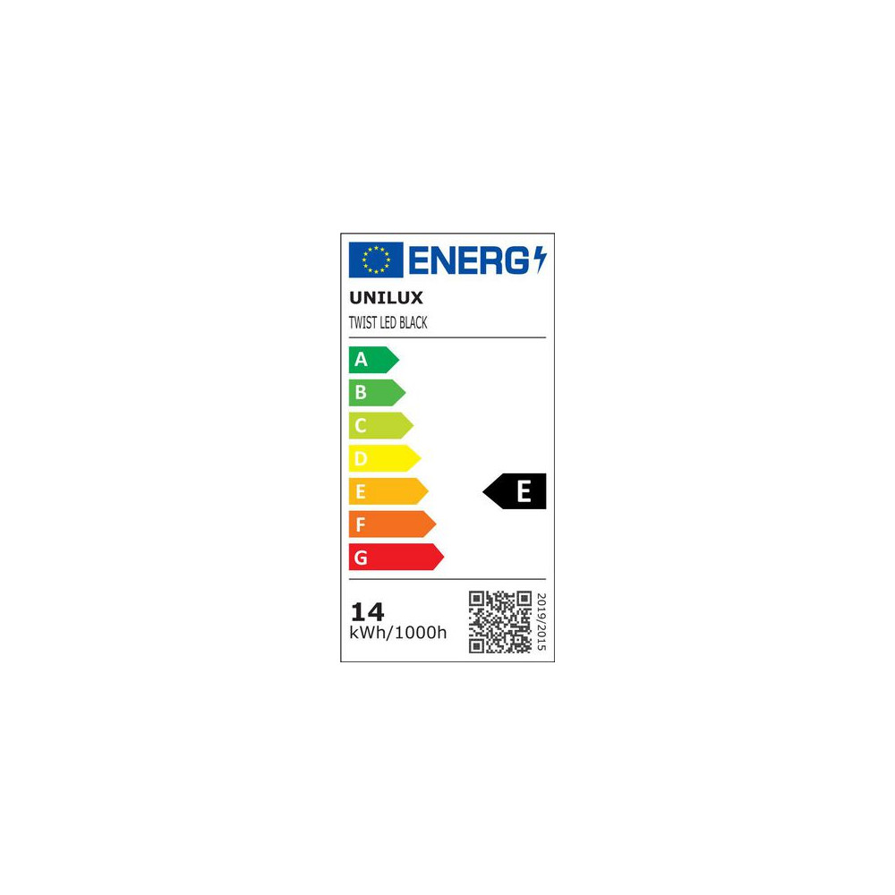 Produktbild för Lampa UNILUX Twist LED svart