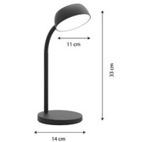 Produktbild för Lampa UNILUX Tamy LED ljusgrå