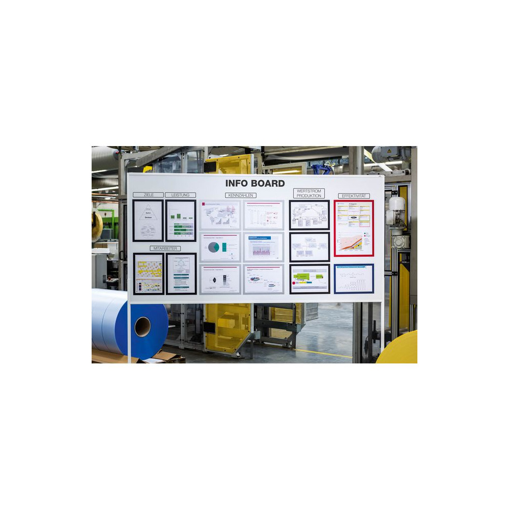 Produktbild för Magnetram DURAFRAME MAGNETIC A4 sil 5/fp