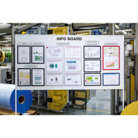 Produktbild för Magnetram DURAFRAME MAGNETIC A4 sil 5/fp