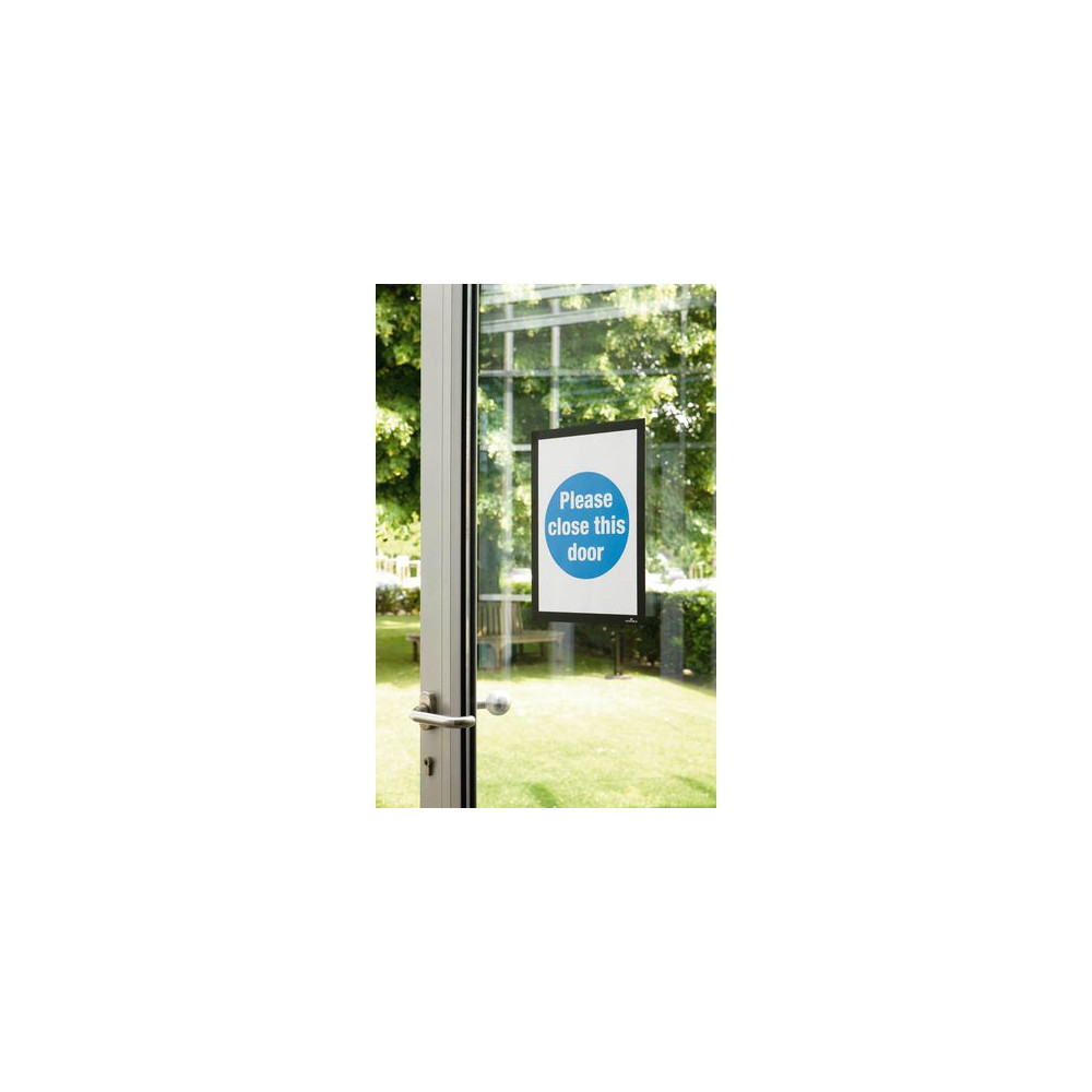 Produktbild för Magnetram självh.DURAFRAME A4 svart 2/fp