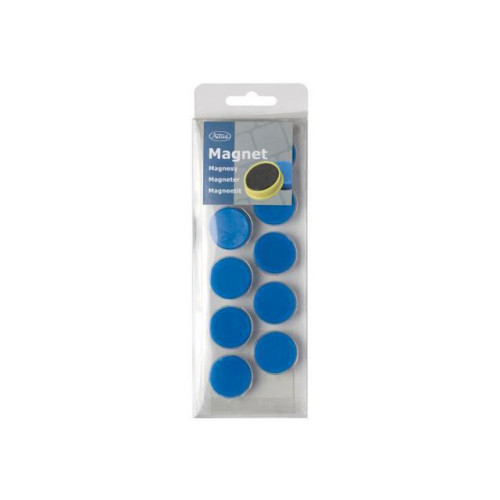 [Sweden Customer Branded Products] Magnetknappar ACTUAL 25 mm blå 10/fp