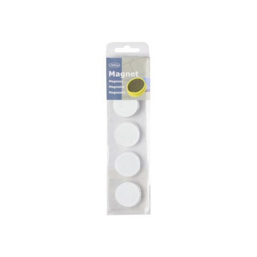 [Sweden Customer Branded Products] Magnetknappar ACTUAL 30 mm vit 5/fp