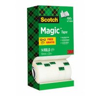 Produktbild för Dokumenttejp SCOTCH 810 19mmx33m 14/fp