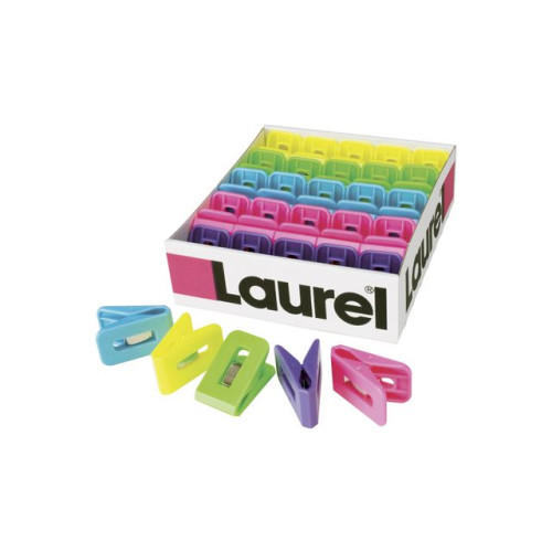 Laurel Pappersklämma LAUREL plast 25x43mm