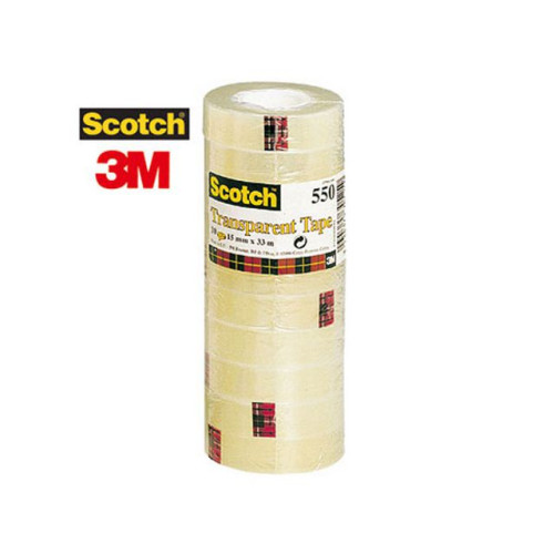 Scotch Kontorstejp SCOTCH 550 PP 33mx15mm