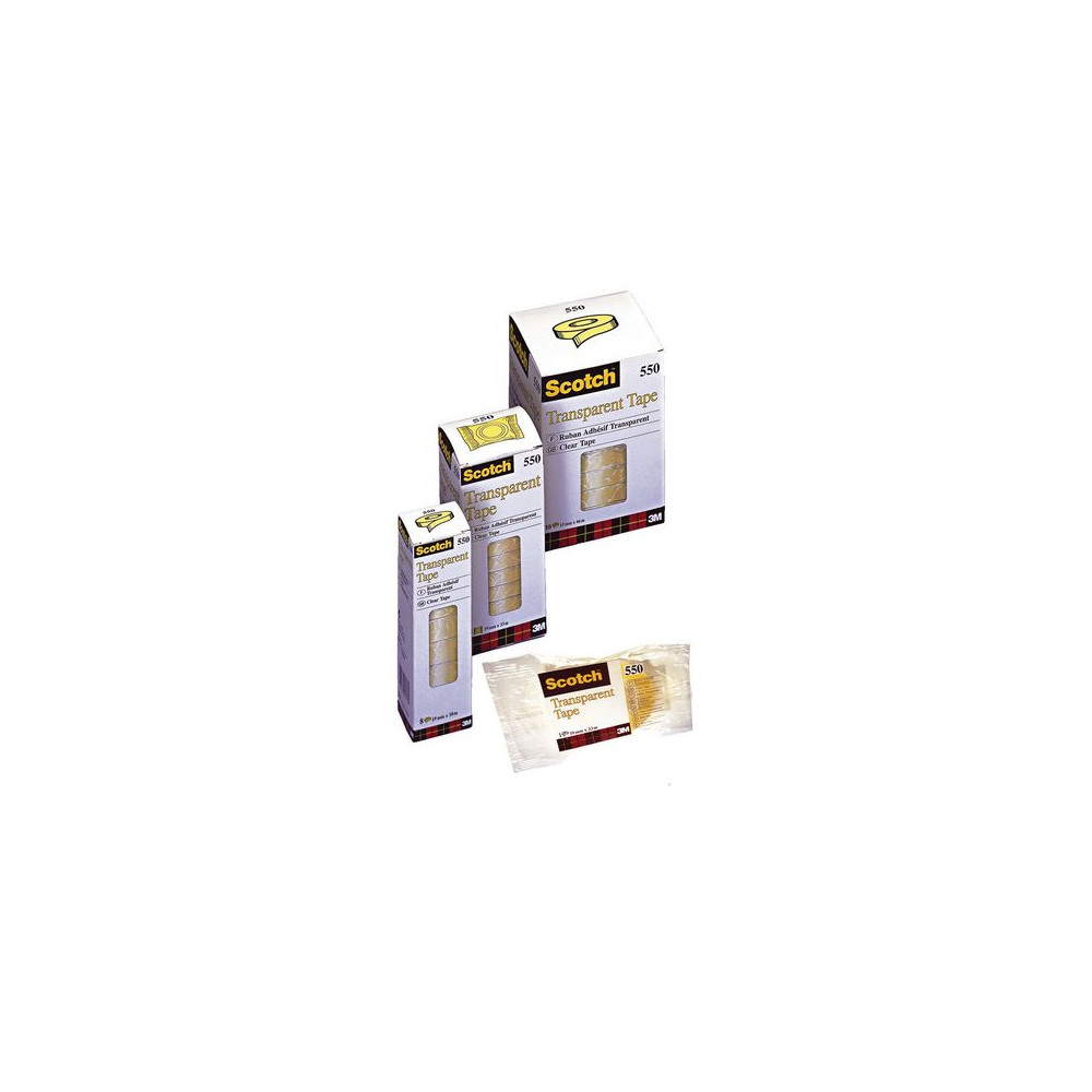 Produktbild för Kontorstejp SCOTCH 550 PP 66mx15mm