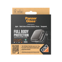 Produktbild för PanzerGlass Apple Watch Full Body Case D30 Transparent Härdat glas, Polyetentereftalat (PET)