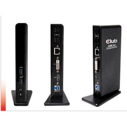 Club 3D CLUB3D SenseVision USB3.0 Dual Display Docking Station