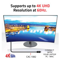Miniatyr av produktbild för CLUB3D DisplayPort 1.4 to HDMI 2.0b HDR Cable Male/Male 2m/6.56 ft.