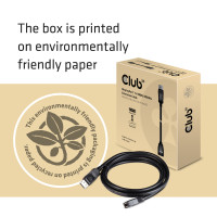 Produktbild för CLUB3D CAC-1022 videokabeladapter 2 m Displayport 1.4 Svart