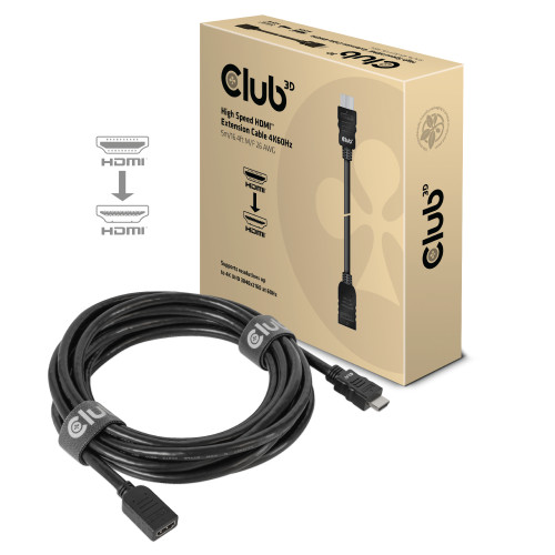 Club 3D CLUB3D CAC-1325 HDMI-kabel 5 m HDMI Typ A (standard) Svart